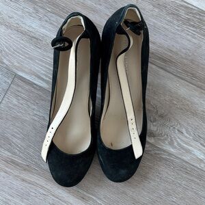 Black & Cream Women's Shoes